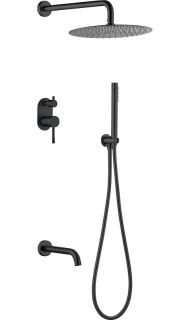 Душевая система Boheme Uno 464-2-B чёрный